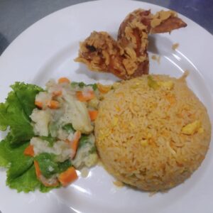 Hot Wings Rice Bowl