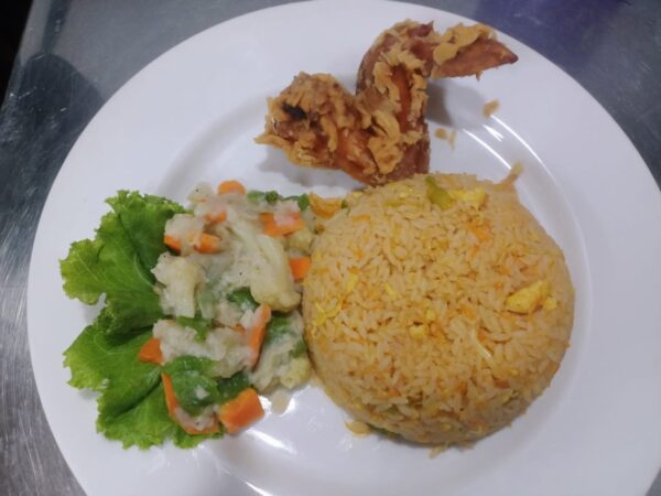Hot Wings Rice Bowl